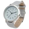 Ines Synthetic Leather Band Leather Watch Simple Cute Casual Daily Use Gray MKL2027-3 GY