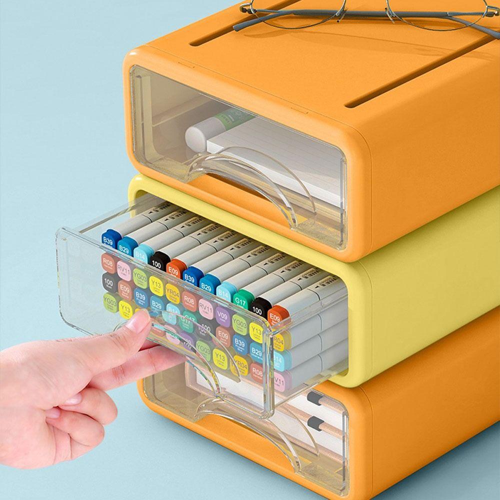 Stationery Comestics Box Jewelry Container Desktop Storage Drawer Desktop Organizer Storage Cabinet