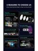 2K Dual-Lens HD Dash Cam with Interior Recording, Night Vision, and WiFi