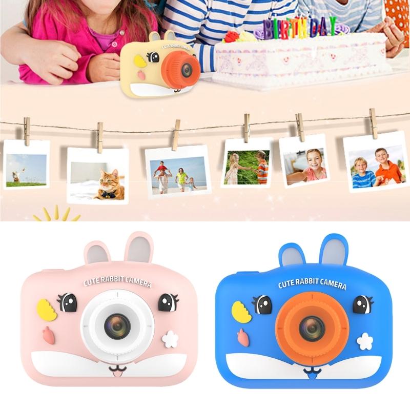 H9S Child Friendly Digital Camera Easy To Use Kids Educational Toy Camera 2.0in IPS Screen 8.0X Zooming Support OTG
