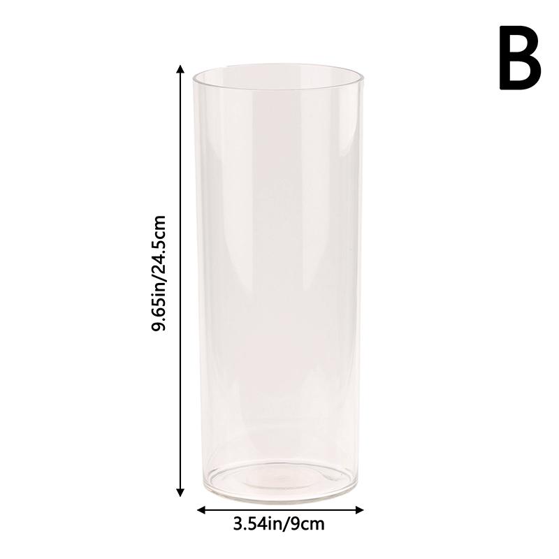 Hydroponic Plants Acrylic Cylinder Vase Transparent Fresh Flowers Decorative Bottles For Wedding Dining Table Centerpieces