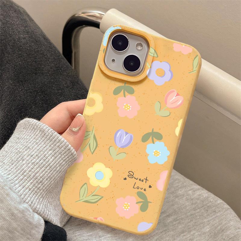 Pouzdro na mobilní telefon pro iPhone 11 13 XR 15 Pro Max 12 14 Pro Max Pouzdro iPhone 16 7 Plus 8 Plus XS Max Rozložitelné a šetrné k životnímu prostředí