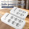 European Standard Socket Plug for Household USB Socket Switch  European Standard Socket Plug Russian High-power Multifunctional Plug Board