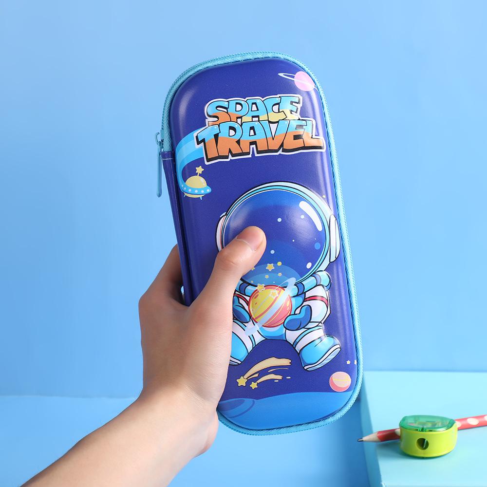 3D Cartoon Pencil Case - Cute, Large Capacity Stationery Bag for Kids, Boys & Girls