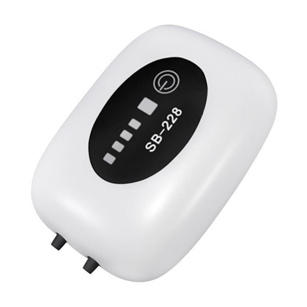 Kleine Sauerstoffpumpe USB Wiederaufladbare Lithiumbatterie Leise Aquarium Sauerstoffpumpe mit Luftschlauch Luft