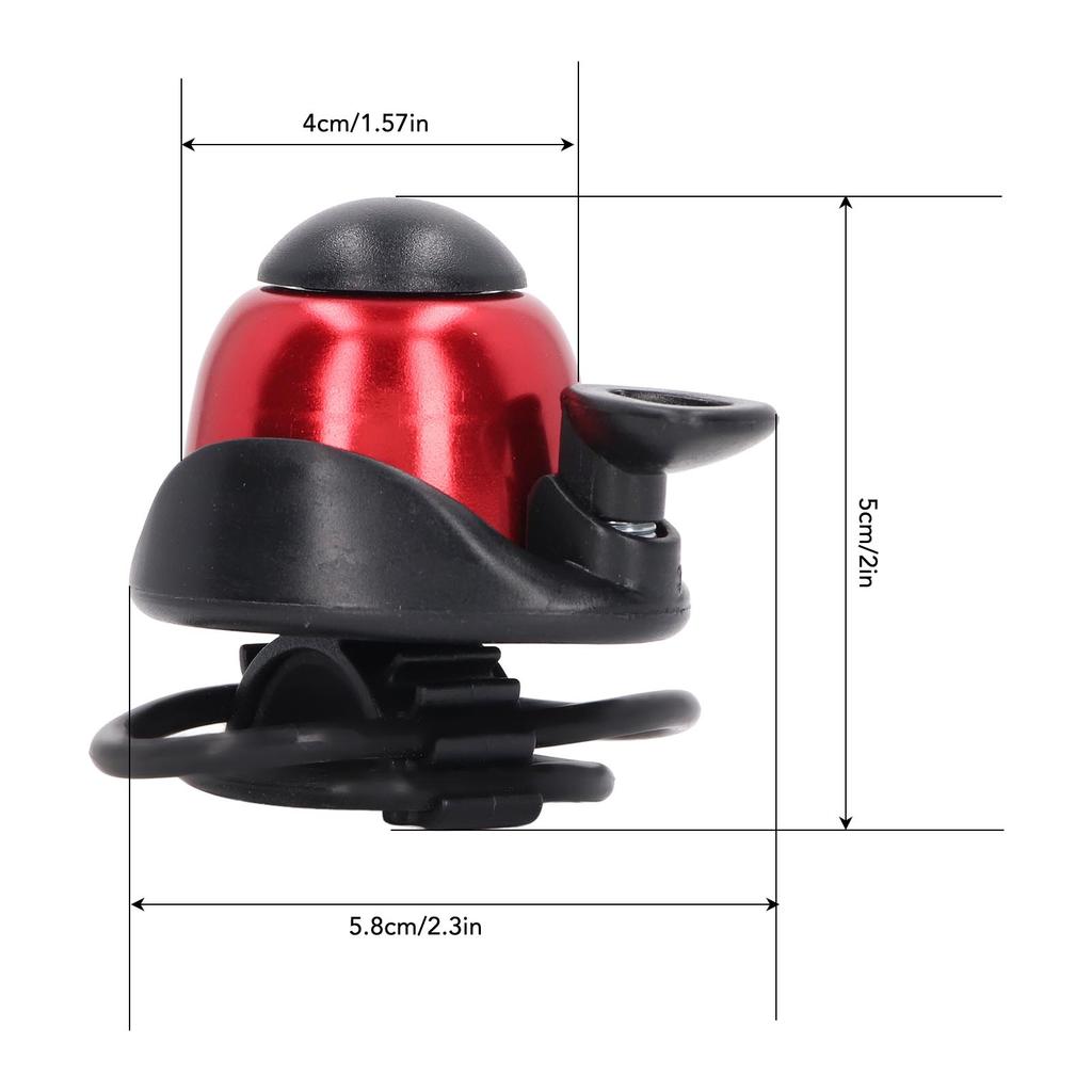 Cycling Bike Horn Aluminum Alloy Scooter Horn Mountain Bike Rubber Band Bell Replacement