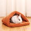 Hamster Warm Bed Cute Small Pet Winter Plush Hide House for Squirrel Hedgehog Chinchilla Rabbit Bunny