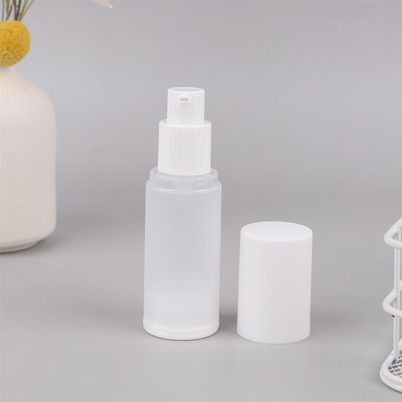 15 ml-100 ml Weiße Leere Vakuum Airless Plastik Lotion Creme Flaschen Behälter Reisegröße Cremebehälter Pumpe Parfümflasche
