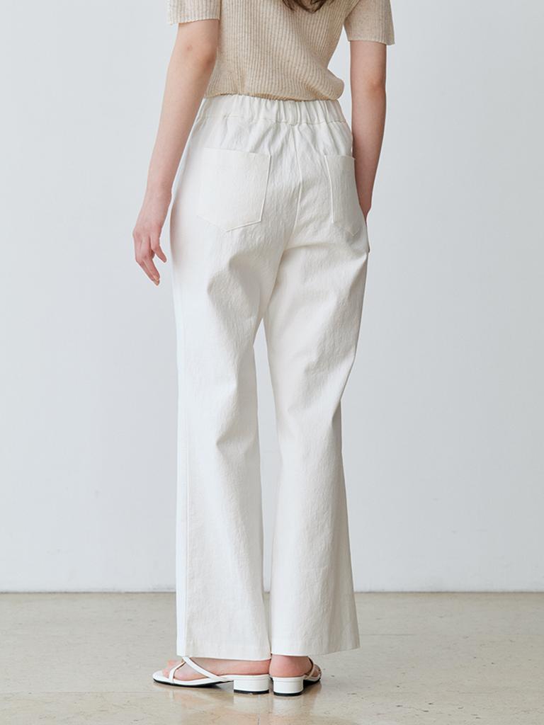 LE STUDIO Easy Stretch Straight Pants