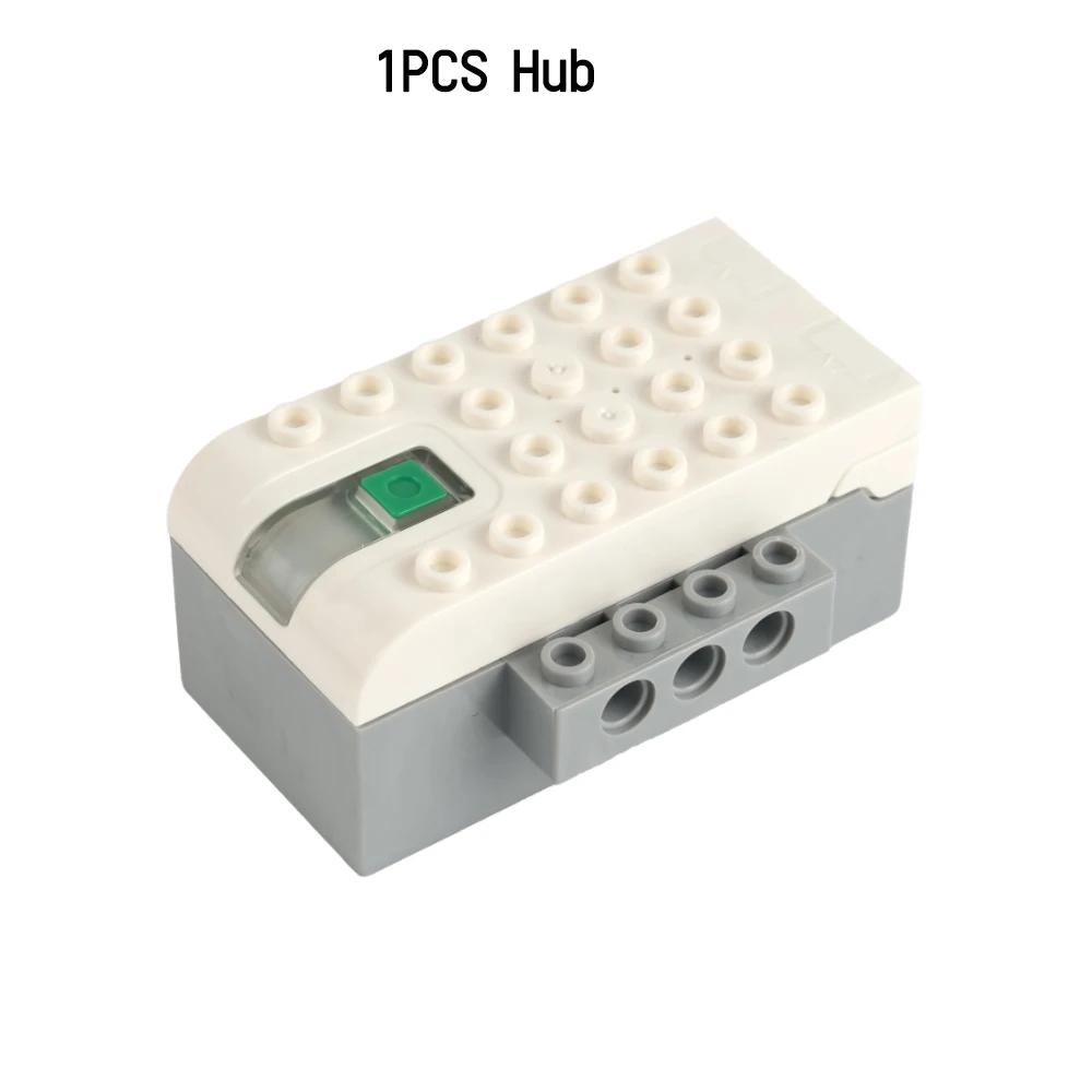 MOC Klocki Konstrukcyjne Moc Luzem Kompatybilne z WEDO 2.0 EV3 20841 20844 45300 19071 Hub Techniczny/Silnik Średni/Czujnik Pochylenia/Ruchu