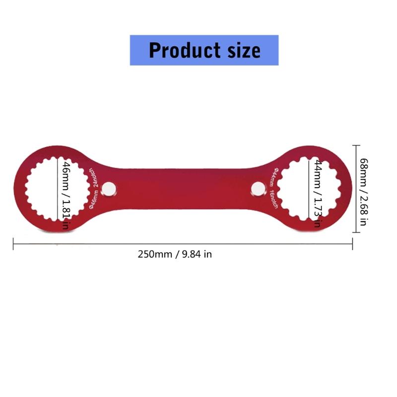 Durability Multipurpose Bike Bottom Brackets Wrenches Compacts Bike Repair Tool for Professional Maintenance