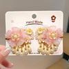 Mid-Autumn Hanfu Fairy Hair Clip - Women's & Children's Ancient Style Floral Tassel, Sweet Accessory for Girls