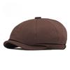 British Retro Patchwork Newsboy Cap for Men Women Spring Octagonal Hat Casual Baker Boy Cap Outdoor Sunshade Painter Hat Flat Cap