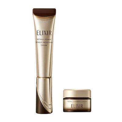 ELIXIR Experience Retino Power Wrinkle Cream Ba S 15g Total V Firming Cream Eye Cream for Wrinkle Contains Pure by Kit + 5g. Quasi-drug Improvement.