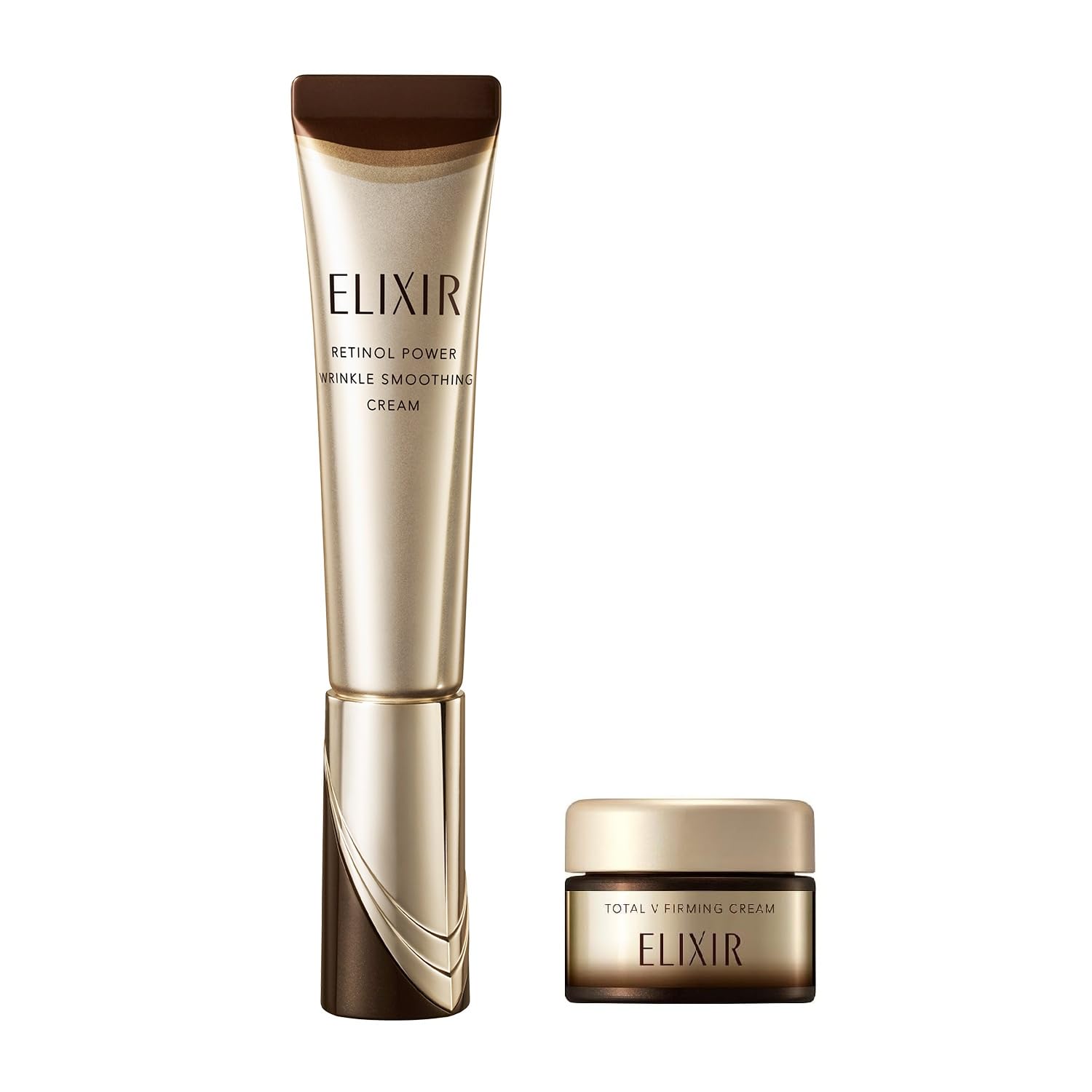 Elixir Wrinkle Improvement Cream Retino Power Wrinkle Cream ba S Main Unit Trial Set 15g Total V Cream 5g Eye Cream Care Retinol Pure Retinol