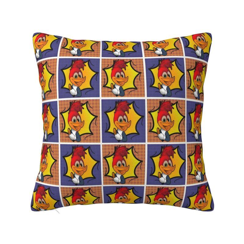 Custom Disney Woody Woodpecker IX Pillow Case for Sofa Cartoon Kawaii Anime Nordic Cushion Cover Soft Pillowcase
