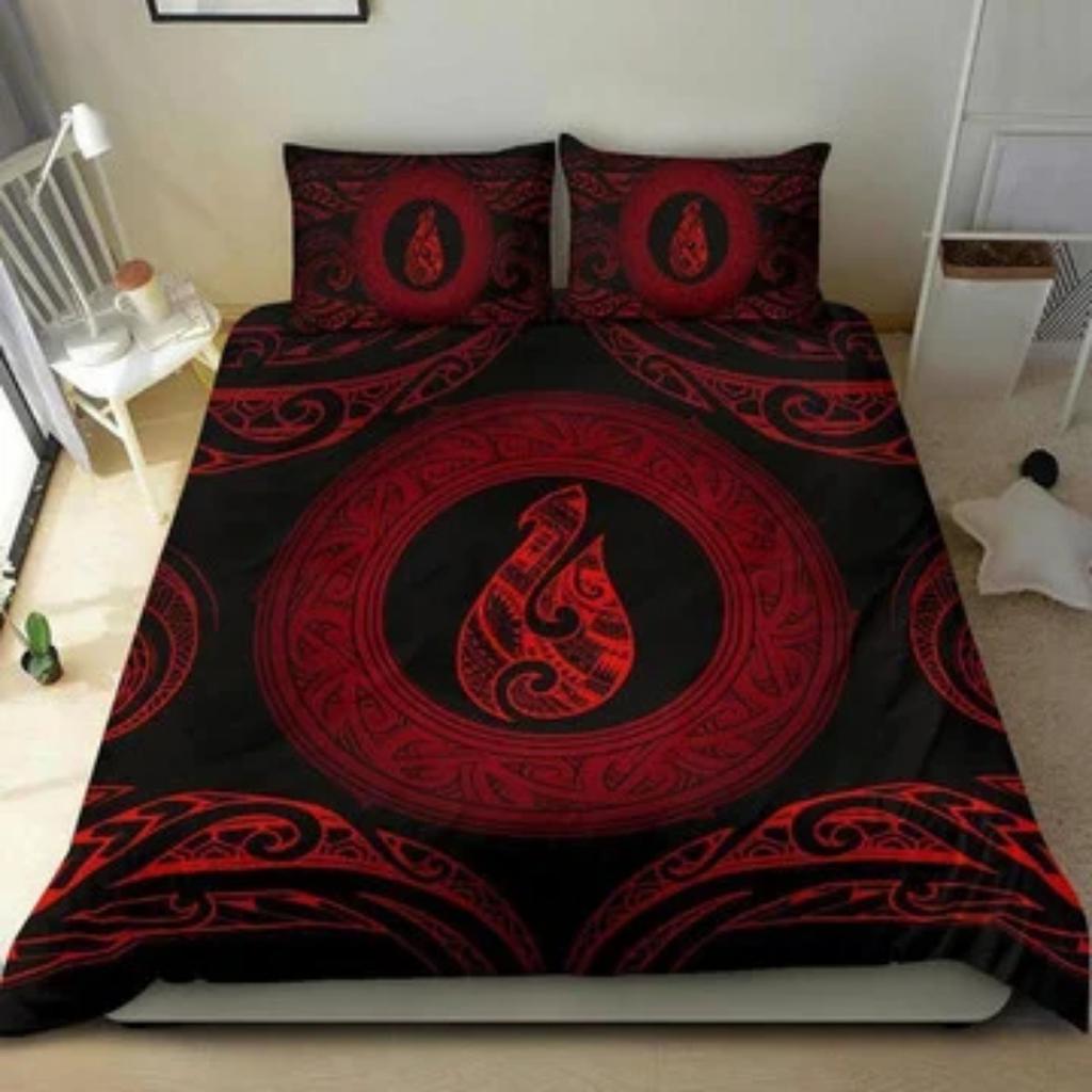 Duvet Cover Set Tmarc Tee Maori Aotearoa Tattoo Bedding Sets Pillowcase