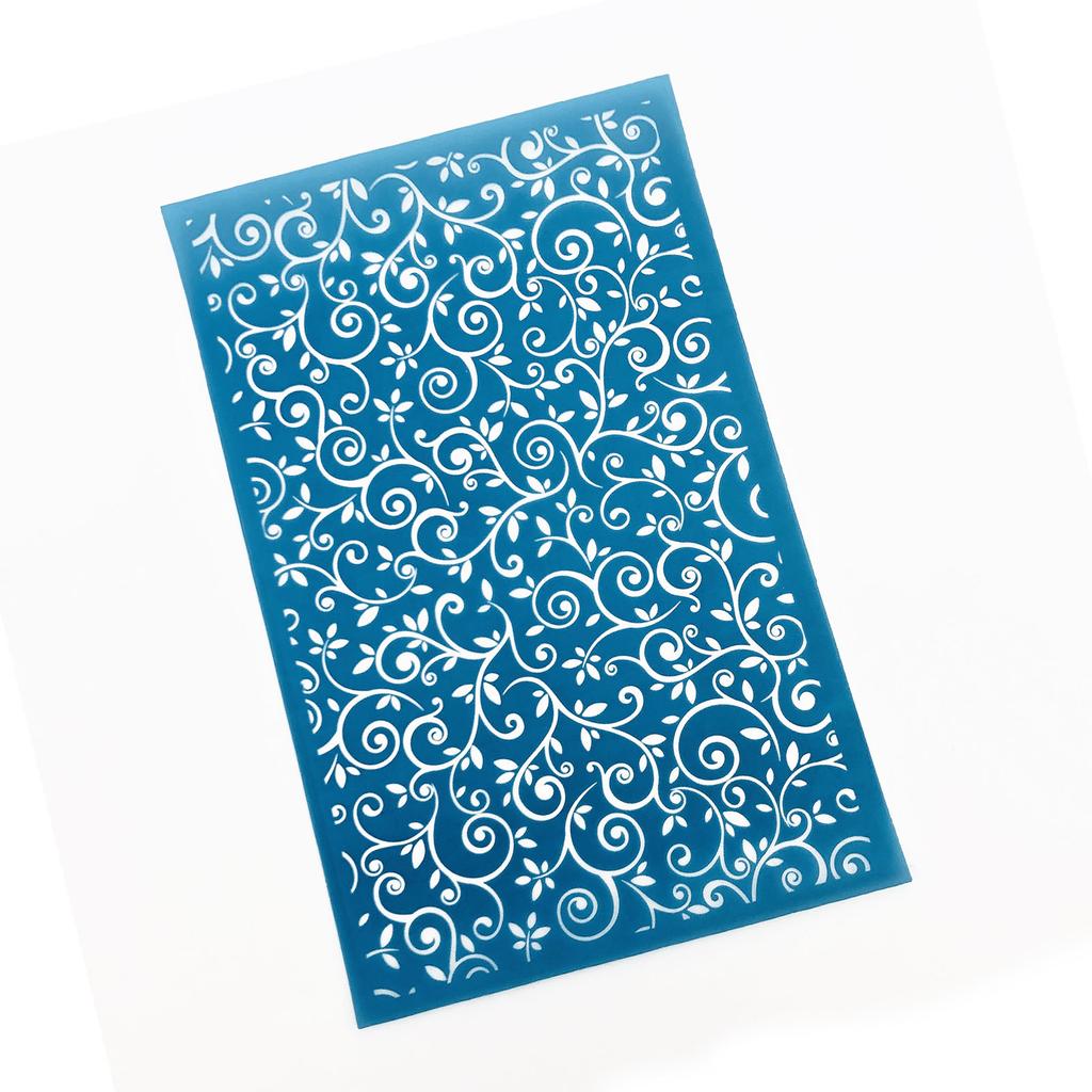 Silk Screen Stencils Reusable Silkscreen-Print Kit Leaves Mesh-Screen Printing Kit for DIY Earrings Clay T-Shirts-Decor