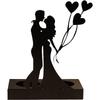 For Couple Wedding Anniversary Iron Art Candle Holder Romantic Couple Candle Statue Gifts New Sell Good