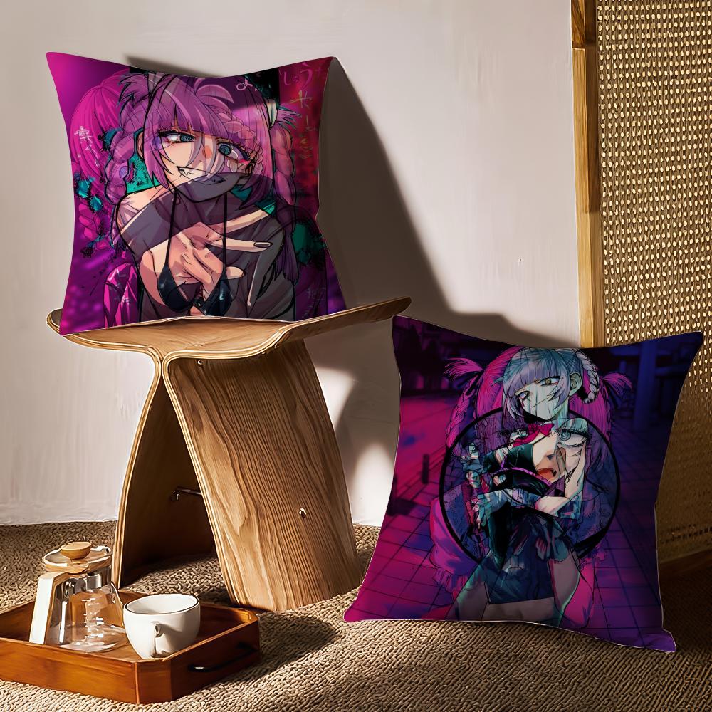 C-Call Of The Night Anime N-Nanazuna Nanakusa Pillow Case Sofa Living Room Bedroom Headboard Backrest Cushion Square Cushion