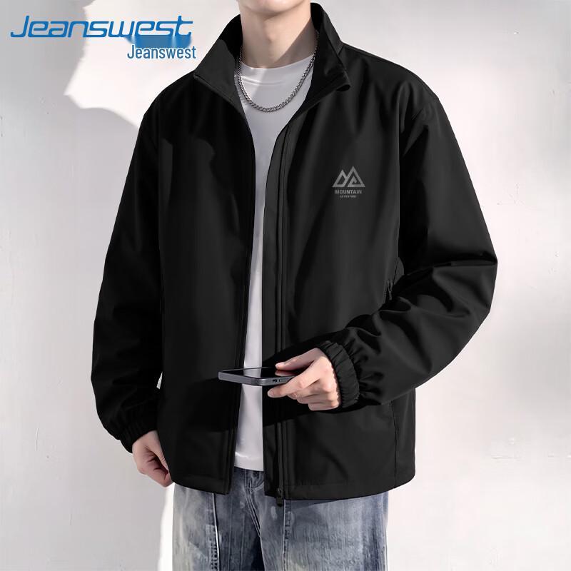Jeanswest Men's Casual Stand-Collar Sports Jacket