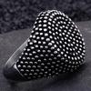 Vintage Wedding Rings For Man Women 316l Stainless Steel Male Ring Finger Jewelry Charm Party Birthday Gift Waterproof