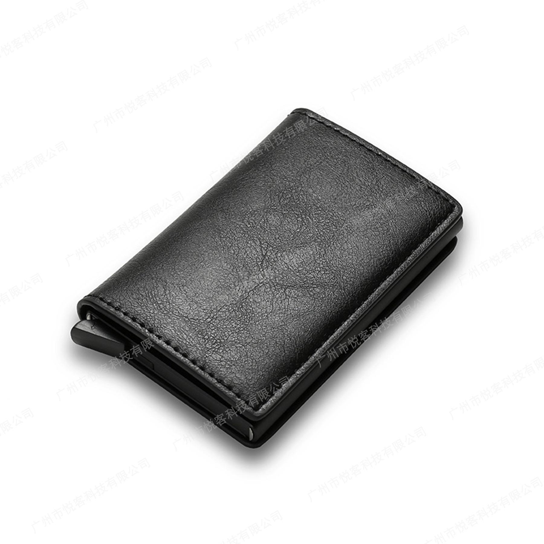 

Ultra-Thin Men s Anti-Skimming Carbon Fiber RFID Wallet