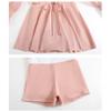 Womens Modest Long Sleeve One-Piece Swimsuit High Waist Tummy Control Plus Size Swimwear Pool Beach Spa