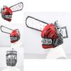 Windproof Chainsaw Man Mask Pochita Cosplay Accessories Halloween Party