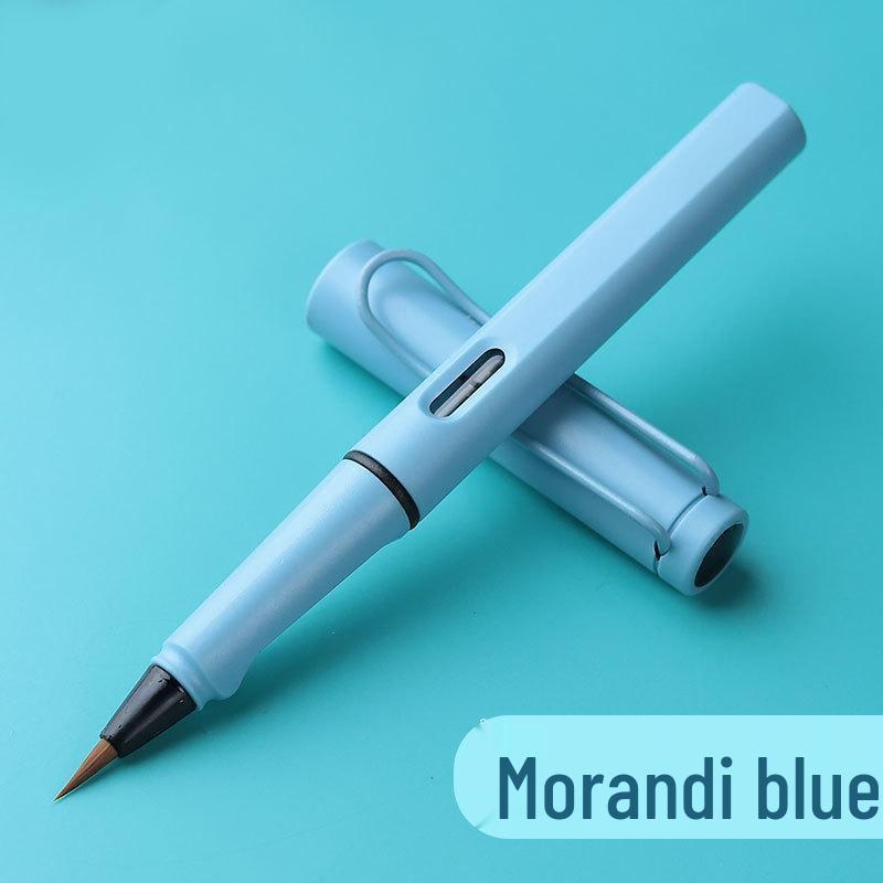 Penna stilografica con pennino morbido e cartuccia ricaricabile per calligrafia e copia di sutra