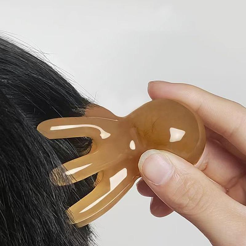 Plastics Octopus Comb Head Massager Meridian Scraping Scalp Massage Acupuncture Spa Body Home Health Therapy Tool
