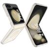 For Samsung Galaxy Z Flip5 5G Transparent Phone Case Acrylic+TPU Phone Cover Compatible with MagSafe
