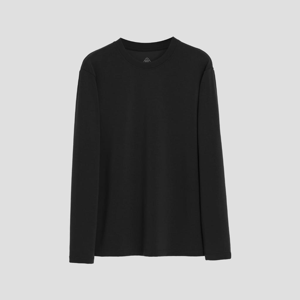 Men's Thermal Slim Fit Round Neck Long Sleeve Top - 2024 Autumn/Winter Collection