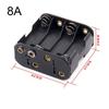 LR06 Size LR06 Battery Storage Box Case Holder Leads With 2/3/4/6/8 Slots Container Standard Batteries Charging Holder