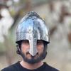 Mittelalterlicher Stahl Norman Wikinger Helm Brillenpanzerhelm 18 G Stahl Handgefertigt