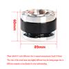 Universal Steering Wheel Snap Off Quick Release Hub Adapter Boss Kit 8 Colors Available