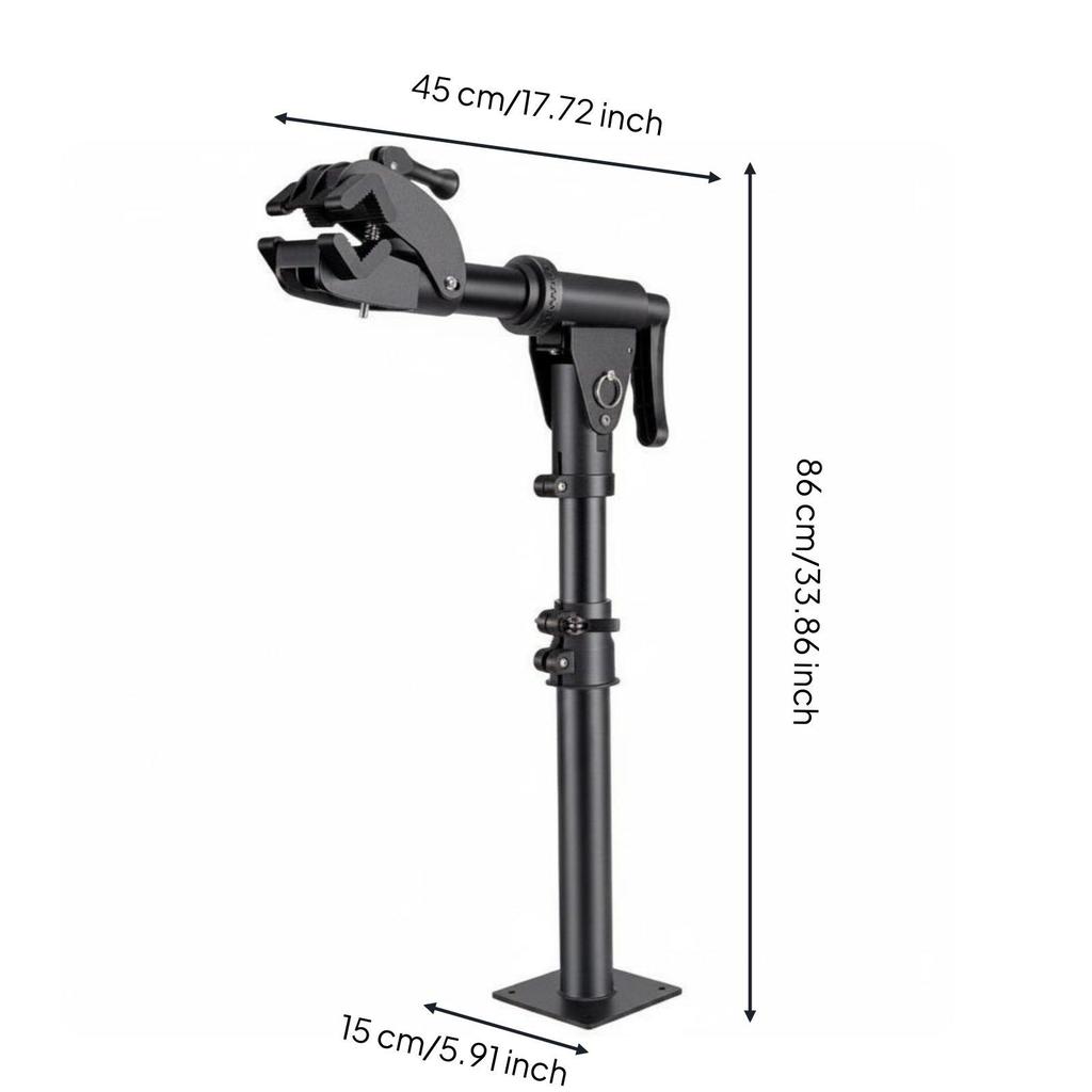 Desktop Bike Repair Stand Degree Rotation Cycle Support for Workshop