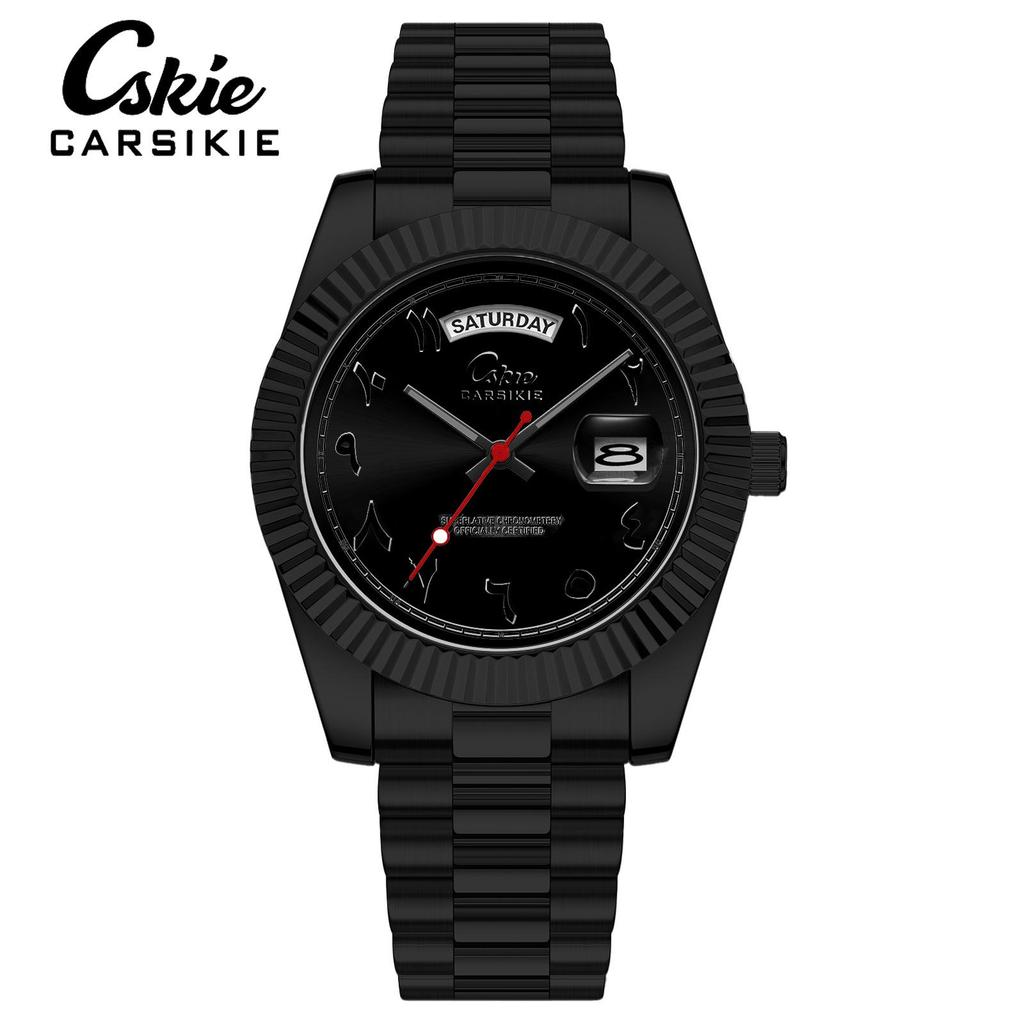 Swiss Brand Ultra-Thin Men's Steel Band Business Watch - High-End Waterproof Design