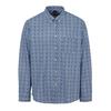 Fabric Mens Floral Poplin Long-Sleeved Shirt