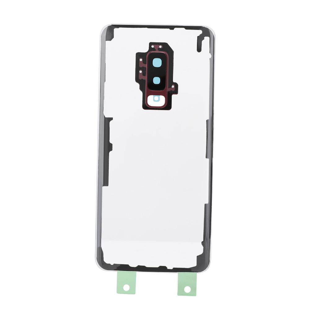 Phone Back Case For Samsung Galaxy S9 plus G695 Model Transparent Phone Battery Cover(Red)