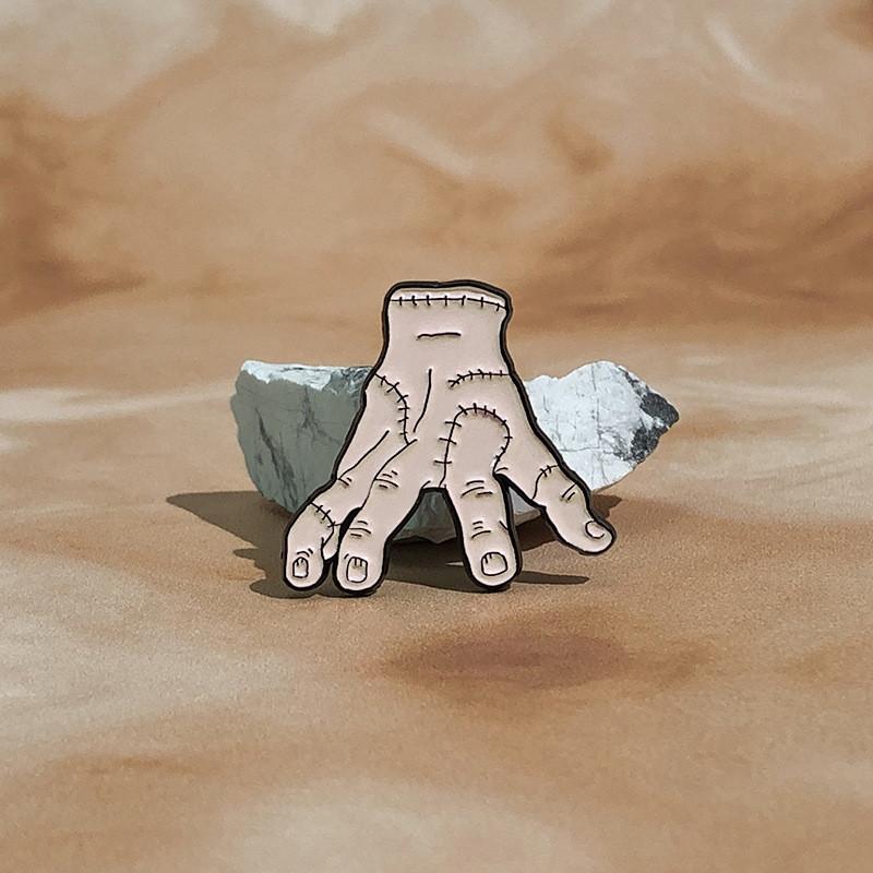 Metal Decorative Eyecatching Pin Brooch Featuring Animals And Design Letters