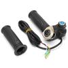 24V Electric Bike Throttle Grip with LED Display Waterproof Electric Scooter Throttle Handle