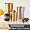 Shengye Stainless Steel Anti-Drop Single-Layer Cup