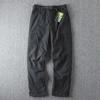 Pantalones de Trabajo XS-6XL Gruesos Impermeables Forro Polar Cargo para Hombre Invierno Outdoor Multibolsillos Rectos Sueltos Monos