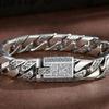 2026 Silver Bracelet Men's Korean Edition Fashion Couple Bracelet Boyfriend Gift