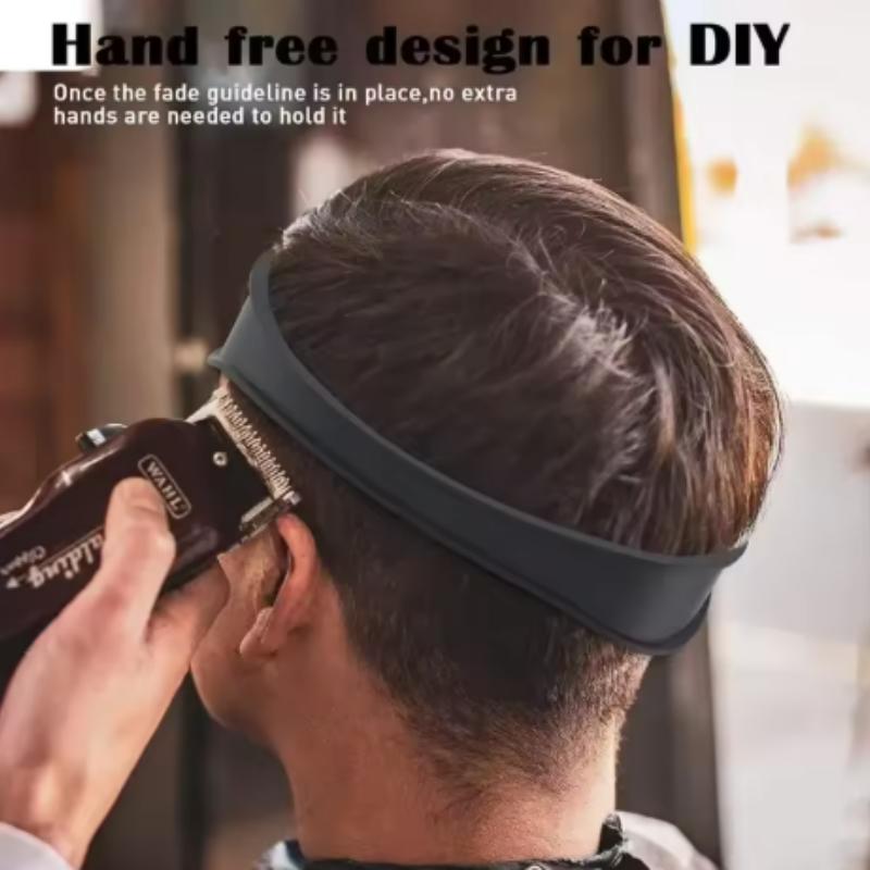 1/2/4pcs Arc Silicone Hair Cutting Band Men Women Universal Hair Clipper Guide Template Beard Trimming Family DIY Hairdressing