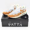 DH1348-001 Air Max 1 Patta Waves Monarch Brick Orange Pure Platinum (Men's)