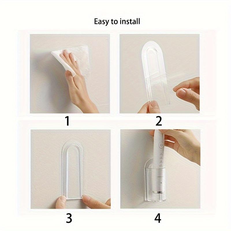 2PCS Electric Toothbrush Holder Wall Mounted Toothbrush Storage Rack for Electric Toothbrush Bathroom Accessories