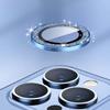 Glitter Diamond Camera Lens Protector for IPhone 15 14 13 12 11 Pro Max Mini Camera Metal Ring Glass