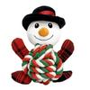 Plush Dog Toy - - XMAS FROSTY - White - Polyester - Indoor